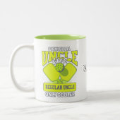 Pickleball Uncle Like Regular Onkel nur Cooler Zweifarbige Tasse (Links)