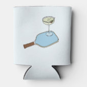 Pickleball und Martini Dosenkühler (Vorderseite)