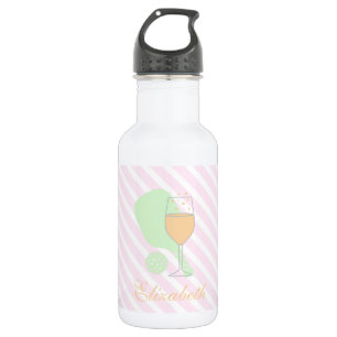 Pickleball- und Prosecco-Brautjunggesellinnenabsch Edelstahlflasche