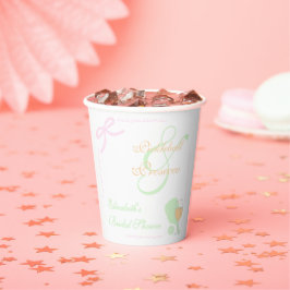 Pickleball- und Prosecco-Brautjunggesellinnenabsch Pappbecher