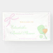 Pickleball- und Prosecco-Brautparty Banner (Horizontal)