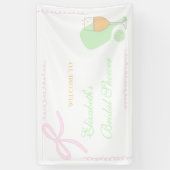 Pickleball- und Prosecco-Brautparty Banner (Vertikal)