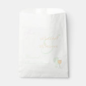 Pickleball- und Prosecco-Junggesellinnenabschied Geschenktütchen (Vorderseite)