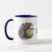 Pickleball Unicorn Sport Pickleballer Tasse (Links)