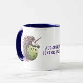 Pickleball Unicorn Sport Pickleballer Tasse (Vorderseite Links)