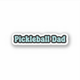 Pickleball-Vater Aufkleber