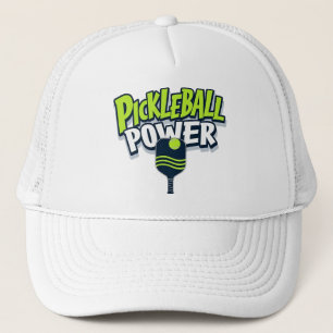 Pickleball Vater Cap Flat Bill bestickt Truckerkappe
