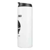 Pickleball-Vater-Geschenk Thermosbecher (Nach rechts gedreht)