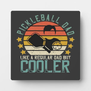 Pickleball-Vater wie ein normaler Vater, aber cool Fotoplatte