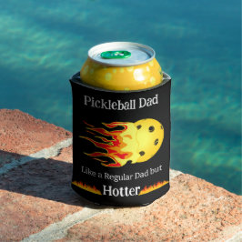 Pickleball-Vater wie ein regelmäßiger Vater, aber  Dosenkühler