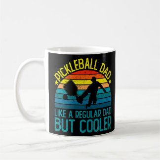 Pickleball-Vater wie ein regelmäßiger Vater, aber  Kaffeetasse