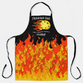 Pickleball-Vater wie ein regelmäßiger Vater, aber Schürze (Vorderseite)