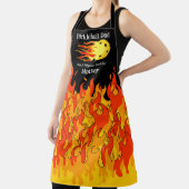 Pickleball-Vater wie ein regelmäßiger Vater, aber Schürze (InSitu)