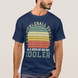 Pickleball-Vater wie ein regelmäßiger Vater, aber T-Shirt