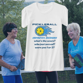 Pickleball verbessert den Erinnerungswitz-T - Shir T-Shirt