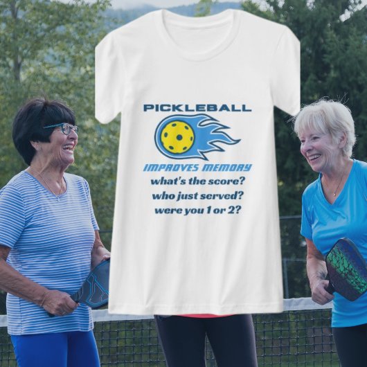 Pickleball verbessert den Erinnerungswitz-T - Shir T-Shirt