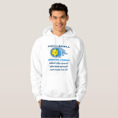 Pickleball verbessert Erinnerung Funny Men Hoodie (Vorne ganz)