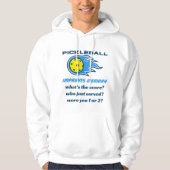 Pickleball verbessert Erinnerung Funny Men Hoodie (Vorderseite)