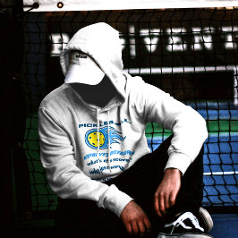 Pickleball verbessert Erinnerung Funny Men Hoodie