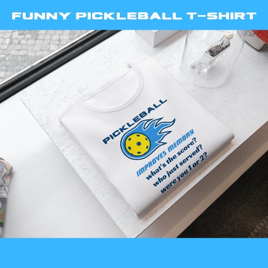Pickleball verbessert Erinnerungsspitzigkeit T-Shirt