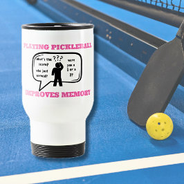 Pickleball verbessert Gedächtnisfreudigkeit Reisebecher