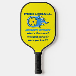 Pickleball verbessert Gedächtnisgefühl Schläger