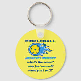Pickleball verbessert Gedächtnisgefühl Schlüsselanhänger