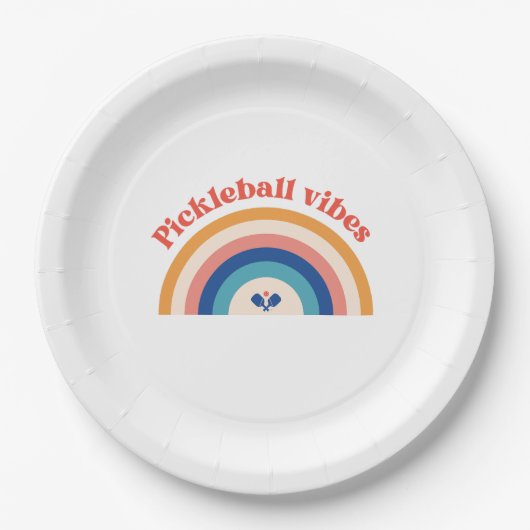 Pickleball Vibes | Party Paper Teller (Vorderseite)