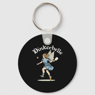 Pickleball Vintage Fee Funny Dinkerbelle Frauen Schlüsselanhänger