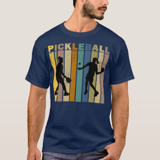 Pickleball Vintage, gestörte Retrospieler 1 T-Shirt