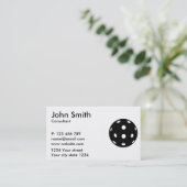 Pickleball Visitenkarte (Stehend Vorderseite)