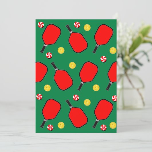 Pickleball Weihnachten (Stehend Vorderseite)