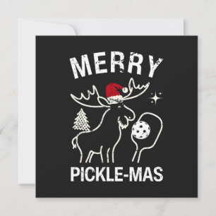 Pickleball Weihnachten Elche Pickle-mas