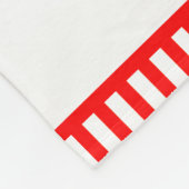 Pickleball Weihnachten Fleecedecke (Ecke)