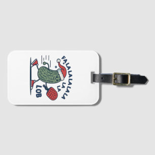Pickleball Weihnachten Gepäckanhänger