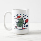 Pickleball Weihnachten Kaffeetasse (Links)
