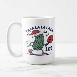 Pickleball Weihnachten Kaffeetasse