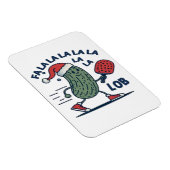 Pickleball Weihnachten Magnet (Rechte Seite)
