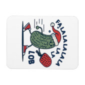 Pickleball Weihnachten Magnet (Horizontal)