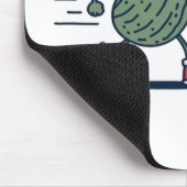 Pickleball Weihnachten Mousepad (Ecke)