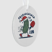 Pickleball Weihnachten Ornament (Vorderseite)