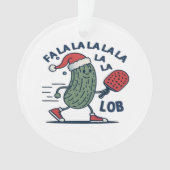 Pickleball Weihnachten Ornament (Vorderseite)