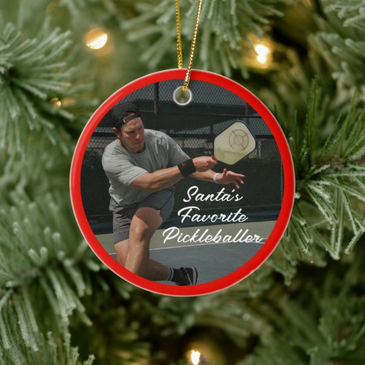Pickleball Weihnachten Personalisierte Ornament (Baum)