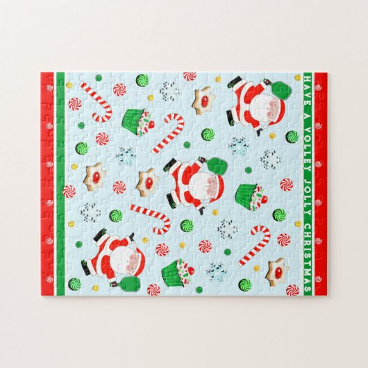 Pickleball Weihnachten Puzzle (Horizontal)