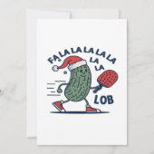 Pickleball Weihnachten Save The Date (Rückseite)