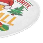 Pickleball Weihnachten Schneidebrett (Ecke)