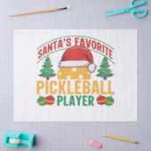 Pickleball Weihnachten Seidenpapier (Basteln)