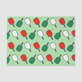 Pickleball Weihnachten Seidenpapier (Vorderseite)