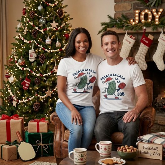 Pickleball Weihnachten T-Shirt