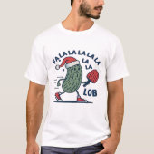 Pickleball Weihnachten T-Shirt (Vorderseite)